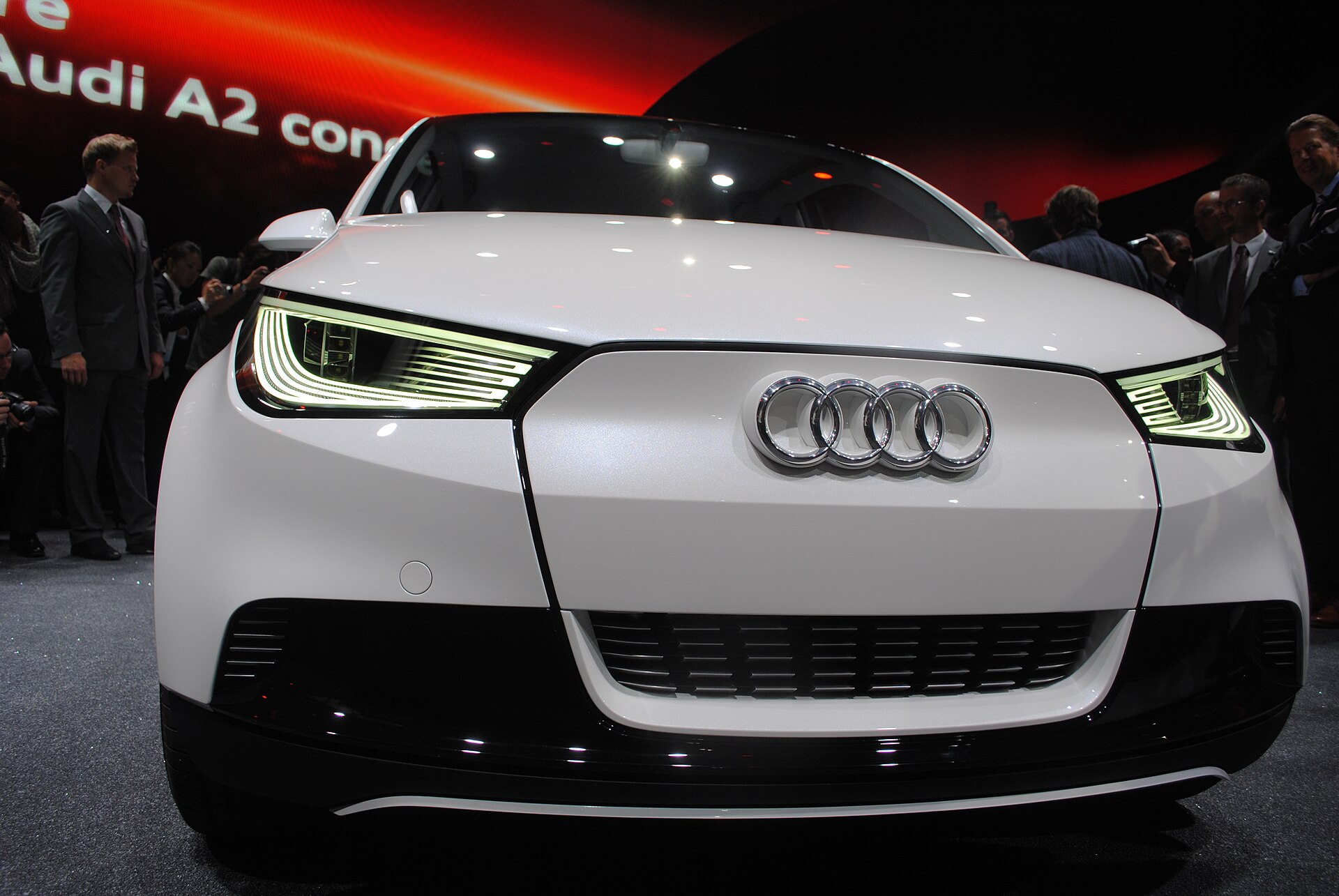 Audi A2 Concept 
For more info and images please check - www.autoviva.com/audi_a2_concept/version/43988

and "Audi Brings A2 Electric Car Co