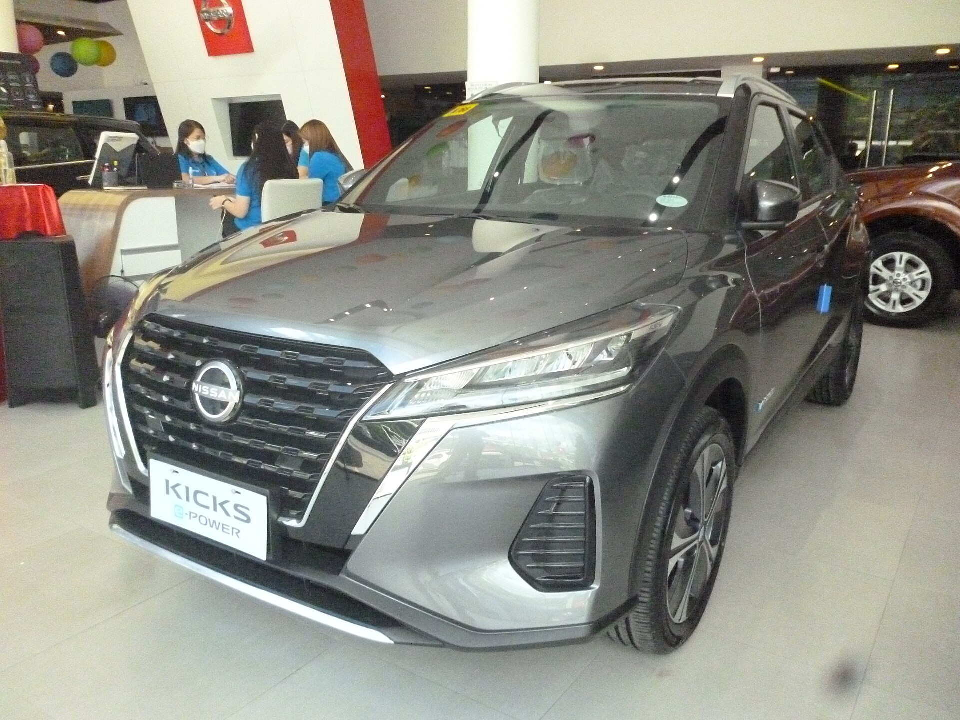 Nissan Kicks 1.2 VE Electric Power Hybrid was displayed at Nissan Cabanatuan City, Inc. Photo locationː Km. 112 Maharlika Highway, Maharlika